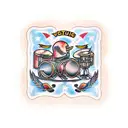 percussion tattoo design idea