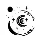 child of the universe tattoo design idea