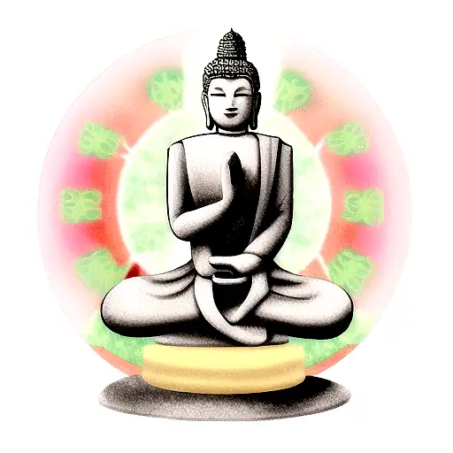 buddha  tattoo design idea