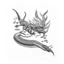 quetzalcoatl tattoo design idea