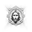 Jesus crist tattoo design idea