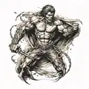 attack of the titans all over the arm tattoo design idea