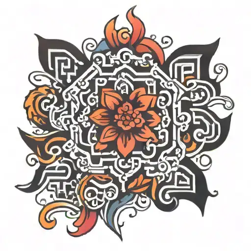 QR code tattoo design idea