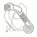 clocking in to work  QR code tattoo design idea