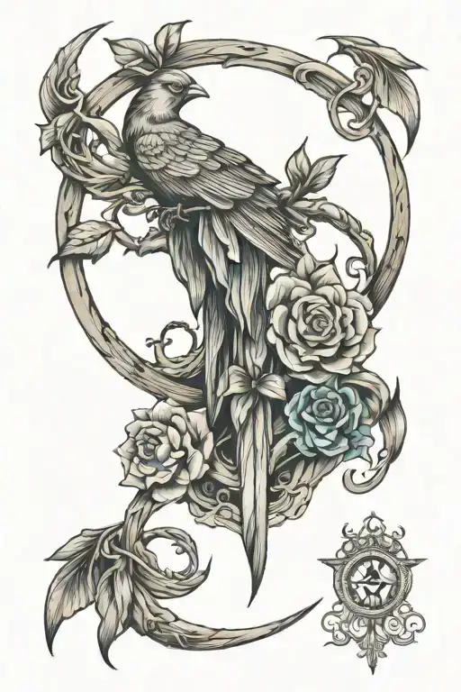 woodwork inspired tattoo tattoo design idea
