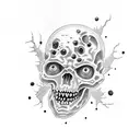 zombie tattoo design idea