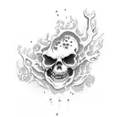 zombie tattoo design idea