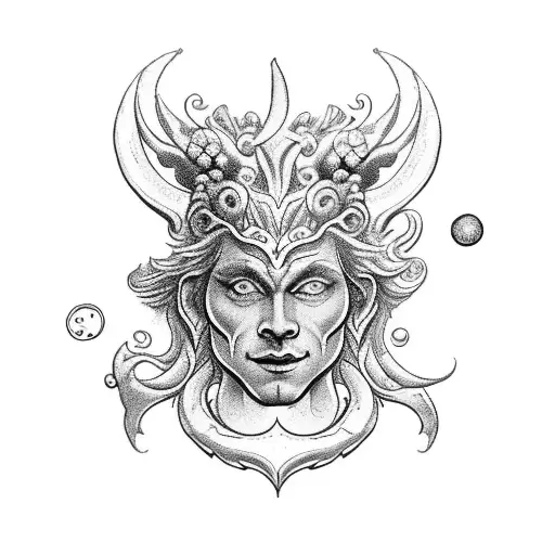 Oberon from midsummer nights dream. smaller than a 50 cent coin tattoo design idea