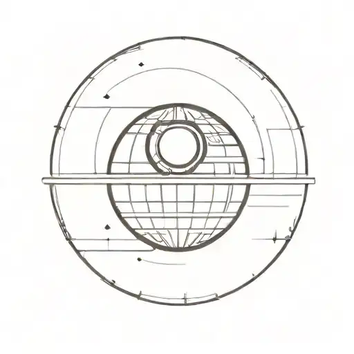Star Wars Death Star tattoo design idea