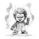 Chucky  tattoo design idea