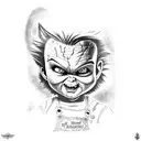 Chucky  tattoo design idea