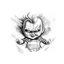 Chucky  tattoo design idea