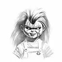 Chucky  tattoo design idea