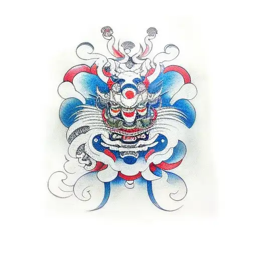 samuri tattoo design idea