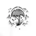 new dawn tattoo design idea