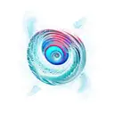 Ocean Wave tattoo design idea