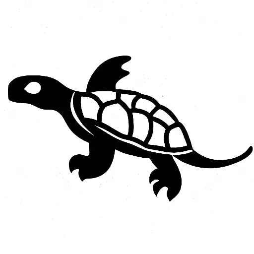 hawaiian turtle heiroglyph tattoo design idea