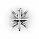 the word weed with a cross through it  tattoo design idea