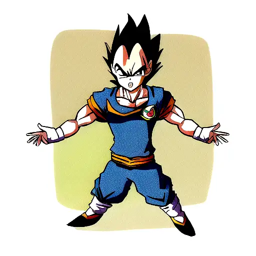ultra ego vegeta tattoo design idea