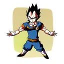 ultra ego vegeta tattoo design idea