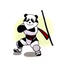 Panda Warrior tattoo design idea