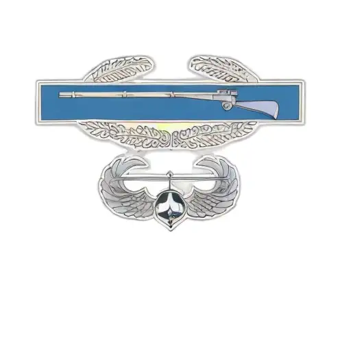 a badge of the air force tattoo design idea