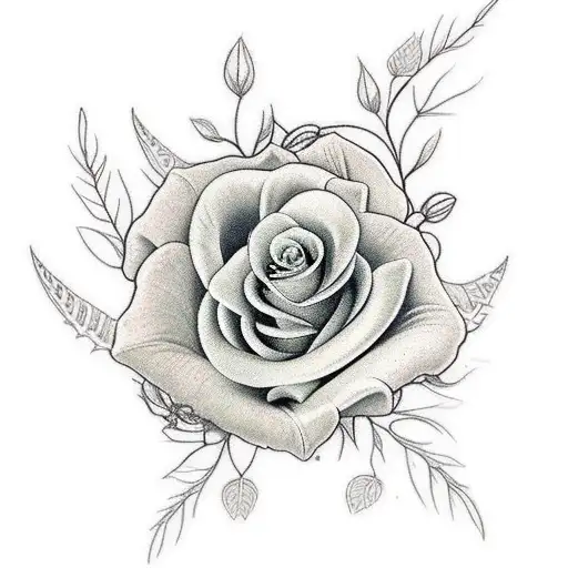 Full Leg sleeve tattoo knee surgery recovery journey flowers animals and vines tattoo design idea