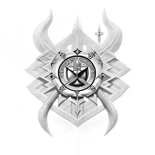 knight templar tattoo design idea