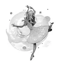 Dancing in the Moonlight tattoo design idea