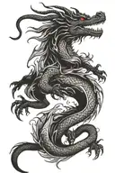 dacaris dragon tattoo design idea