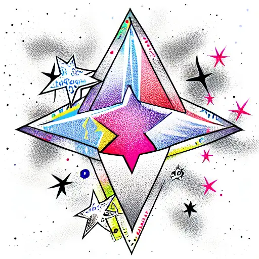 Star tattoo design idea