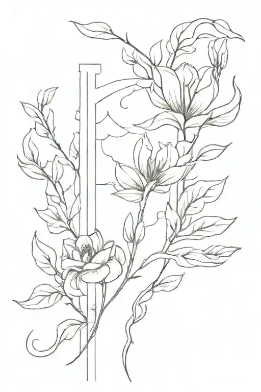 For a lower arm sleeve tattoo, you could have a design that blends elements of nature with symbols of firefighting and e tattoo design idea