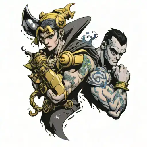 Jojo's Bizarre Adventures tattoo design idea