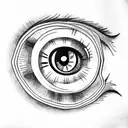 Evil Eye tattoo design idea
