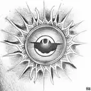 Evil Eye tattoo design idea