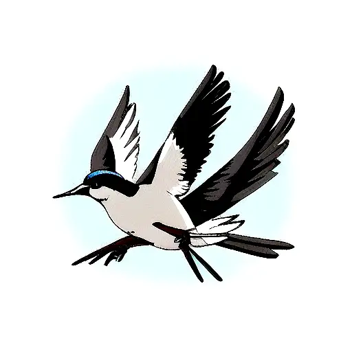 Swallow Bird tattoo design idea