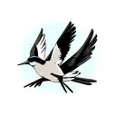 Swallow Bird tattoo design idea