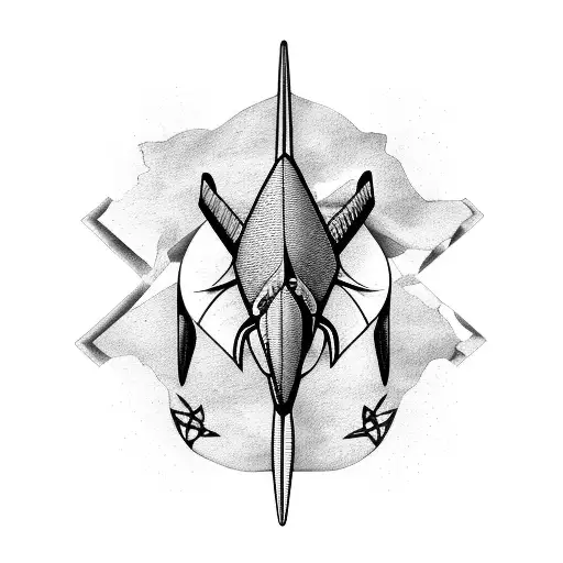 africa with plane uk map and pisces tattoo design idea