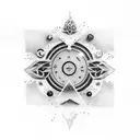 text that says call it fate call it karma tattoo design idea