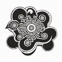 aboriginal australian tattoo design idea