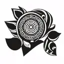aboriginal australian tattoo design idea