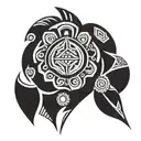 aboriginal australian tattoo design idea