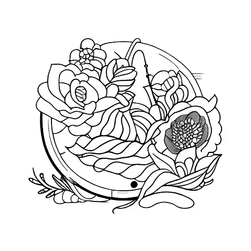 palette tattoo design idea