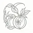 bushel and a peck tattoo design idea