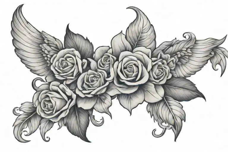 Made in Heaven God Makes the Good Stuff tattoo design idea
