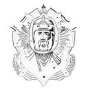 alexander great and poppy tattoo design idea