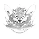 Inari Okami fox tattoo design idea