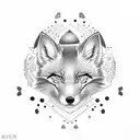 Inari Okami fox tattoo design idea