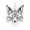 Inari Okami fox tattoo design idea