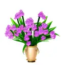 purple hyacinth tattoo design idea